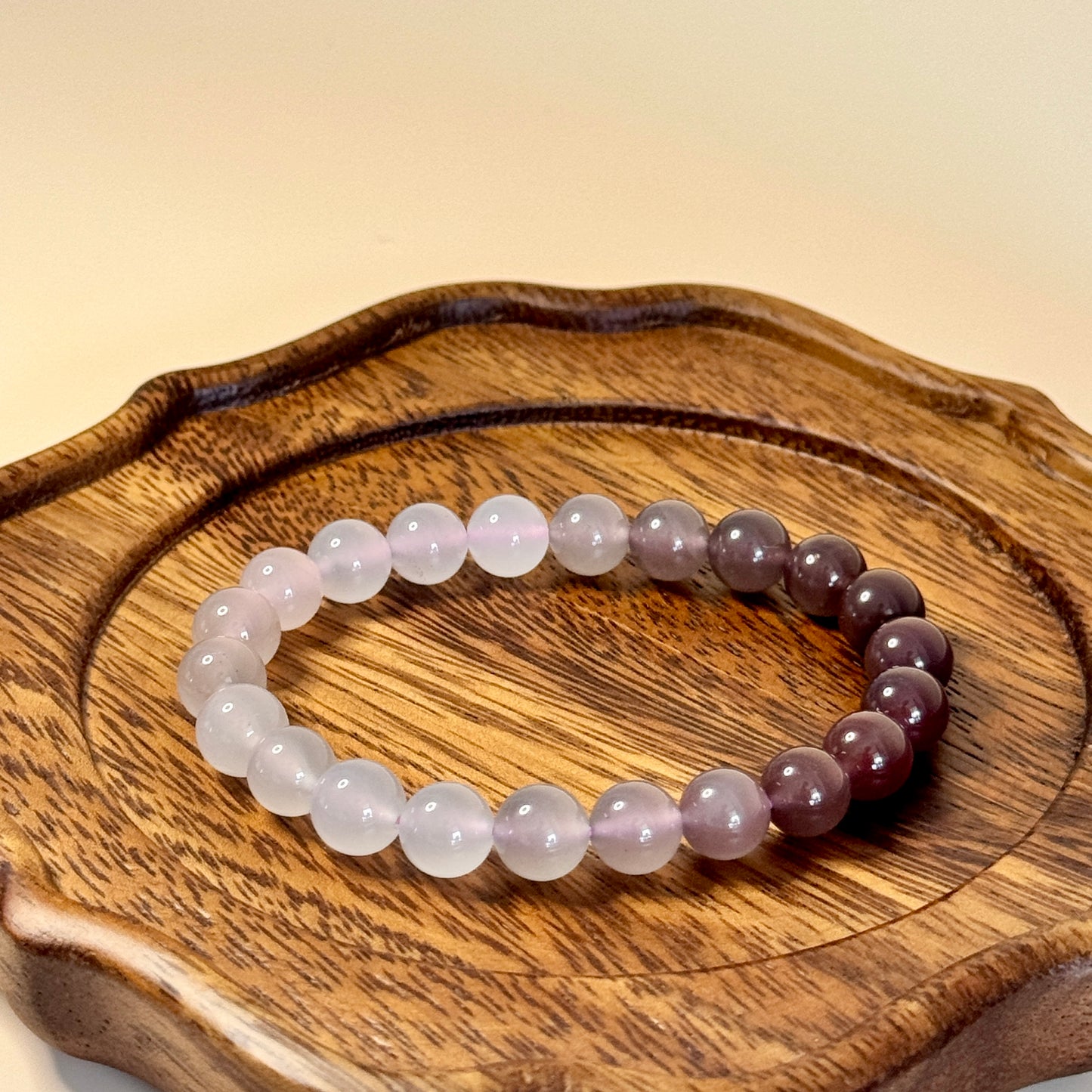 Elegant Gradient Agate Bracelet 🌙